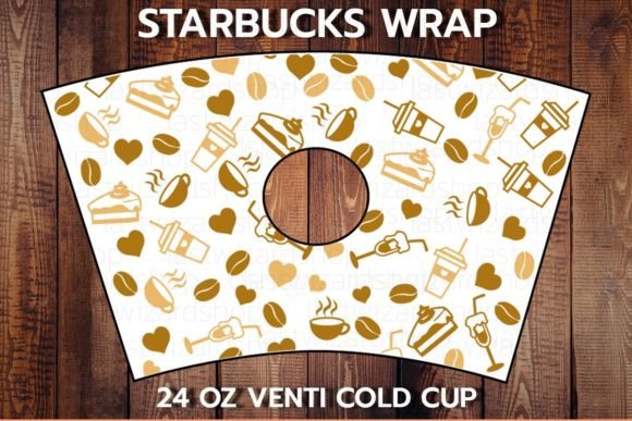Coffee Cafe 24oz Cup SVG
