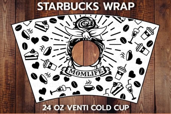 Coffee Mom 24oz Cold Cup SVG