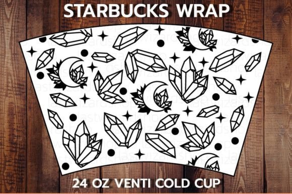 Crystal Moon Full 24oz Cup SVG