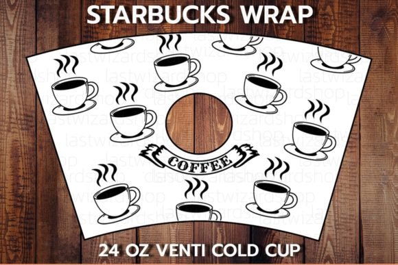Hot Coffee 24oz Cup SVG