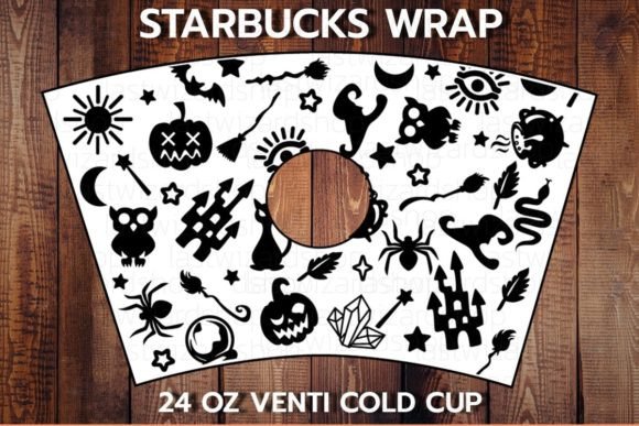 Magic Witch 24oz Cold Cup SVG