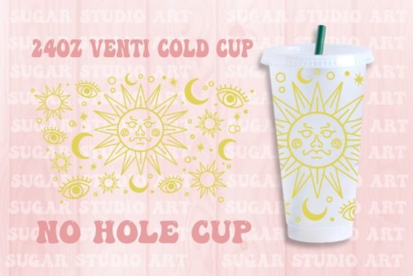 Mystery No Hole Cup SVG, Witch SVG