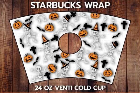 Skeletons Dance 24oz Cup SVG