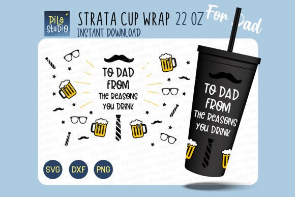 Strata for Father Strata Cup SVG Cricut