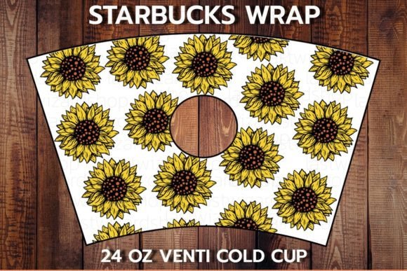 Sunflower 24oz Cup SVG